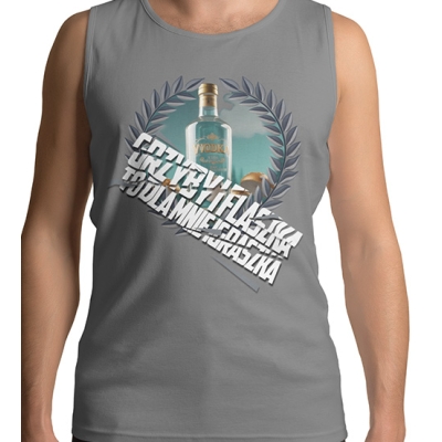 TANK TOP grzyby  GRZYBY FLASZKA